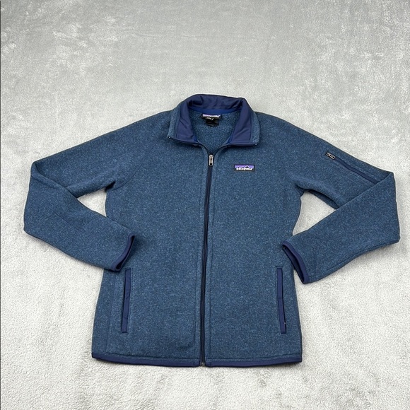 patagonia ネイビー S Patagonia S Navy Blue Women's Full-Zip‎ Fleece Jacket Better Sweater